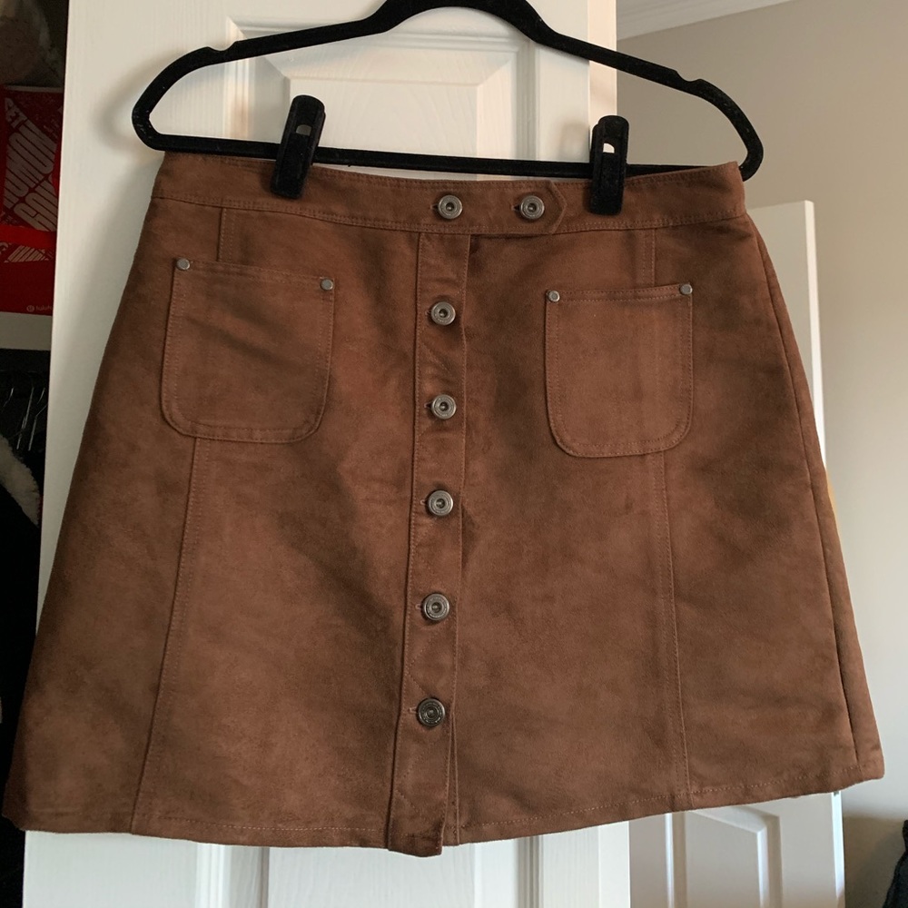 Melrose and Market Suede Skirt